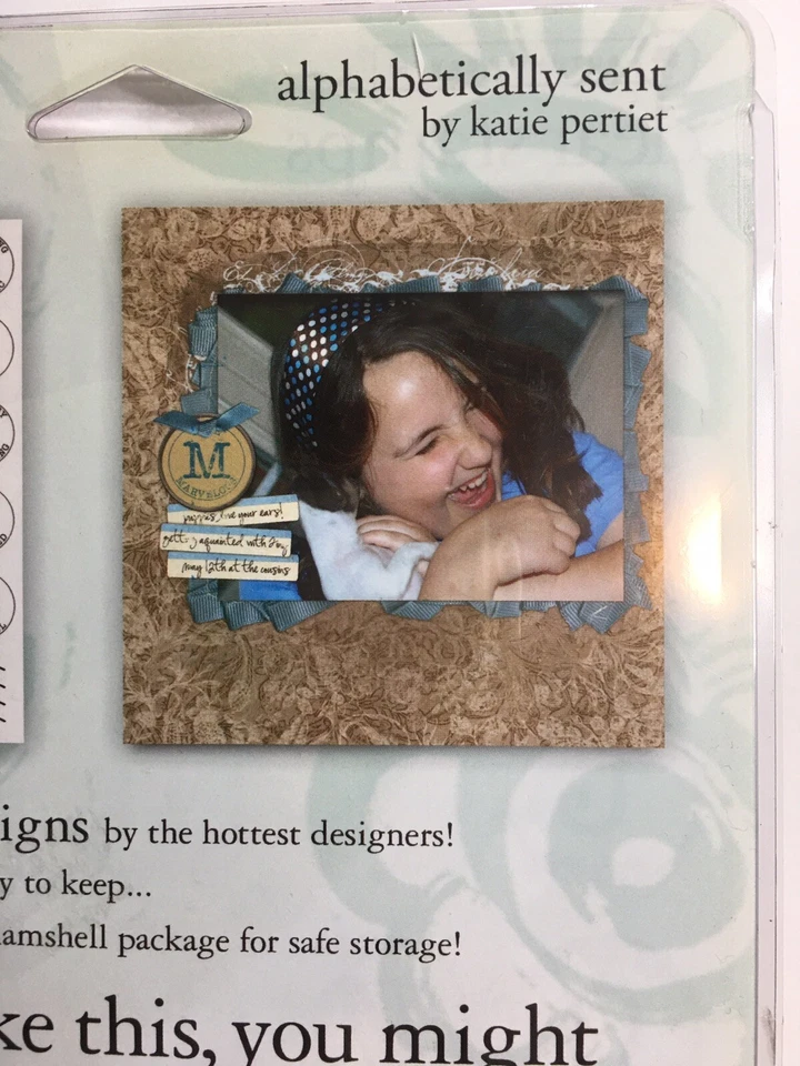 Estampillas transparentes de hojas de otoño “enviadas alfabéticamente” por Katie Pertiet, #AL2771, nuevas Foto 4 de 4