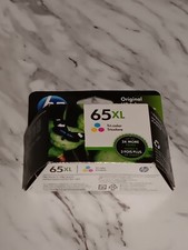 New Genuine HP 65XL (N9K03AN) Tri Color Ink Cartridge EXP 8/2022