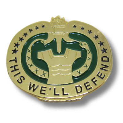 Drill Instructor Sergeant This We'll Defend US Genuine Lapel Pin Badge 1-1/8''