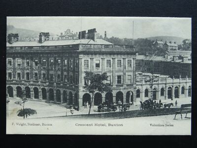 Derbyshire BUXTON The Crescent Hotel & Baths c1903 UB Postkarte von F. Wright