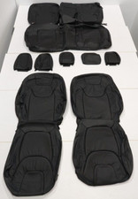 For Jeep Cherokee Trailhawk Latitude 2019-2022 Black Leather Seat Covers Wr62 For Jeep Cherokee Trailhawk Latitude 2019-2022 Black Leather Seat Covers Wr62