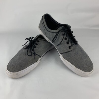 Polo Ralph Lauren Mens Faxon Sneakers Gray 01087 Lace Up Low Top 12 D