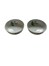Vtg Easterling Radiance Rose China Bavaria Vegetable Bowl Set of 2