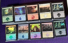 MTG Basic Land Lot - 550 Cards (100 Each + 10 Foils Each) - Magic the Gathering