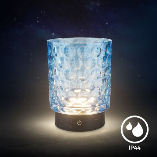 LED Table Lamp Mini Glass Deco Light Patio Rechargeable Battery IP44 Dimmable - Picture 15 of 33