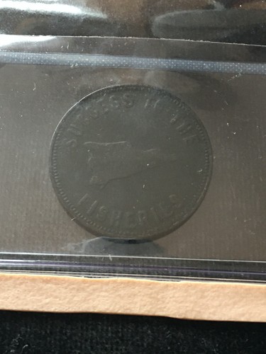 1859 Canada PE-5A, Coin Mart Graded**F-15** Prince Edward Island Token. - Picture 5 of 8