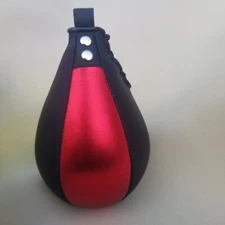 Boxing Speed Bag – Medium Size Genuine Leather Punching Ball for Reflex Training