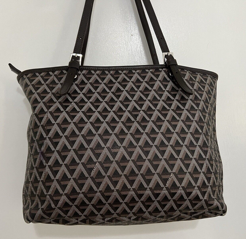 Lancaster Zipped Shoulder Tote Bag M Ikon in Black