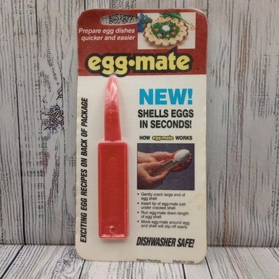 Vintage Egg Mate Hard Boiled Peeler Shell Separator Handheld Kitchen Tool Gadget
