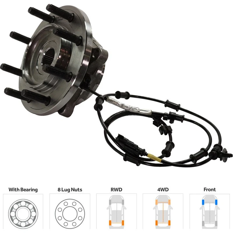 Buje de rueda TrueDrive para Ram 3500 2500 2013-2018 Foto 2 de 4