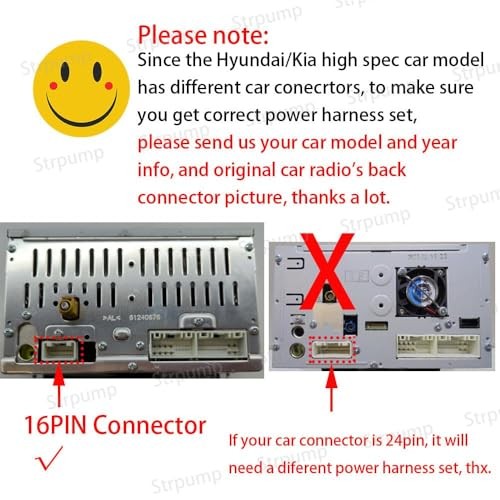 16pin Car Radio Stereo Power Retrofit Harness Cable Wire for Hyundai Sonata/I... - Picture 2 of 8