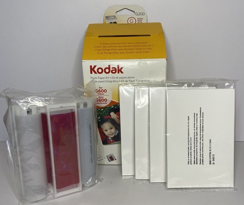 Kodak G200 G600 G610 Color Cartridge Photo Paper Kit Printer 4x6 100 Sheets - 第 3/8 張圖片