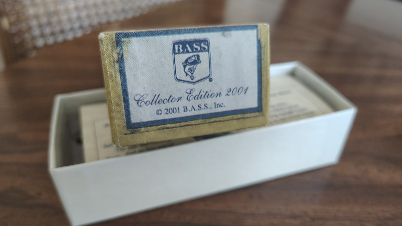 Moonlight Bait Co 2001 B.A.S.S Collectors Edition #1 Glow in the Dark Lure & Box