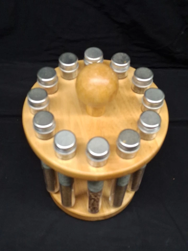 Tubo de ensayo giratorio soporte para especias 10,5" Foto 2 de 4