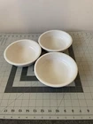Set Of 3 Fiestaware White Dishes - Great Condition: Soup Bowls