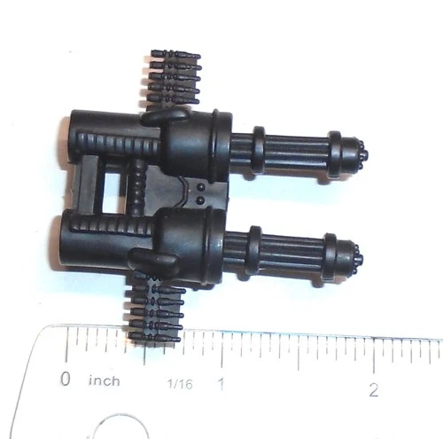 GI Joe Vehicle PART 2003 Missile Storm Copter    Front Duel Gatling Machine Guns