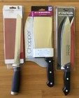 3 Kitchen Knife: Prima Chopper, 8”Chef & Hamton Forge 8" Bread Knife Sealed New — photo 1