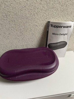 Tupperware Omlett-Meister Micro-Delight Mikrowelle Omlettmaker Lila Neu RAR