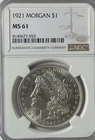 1921 $1 Morgan Silver Dollar MS61 NGC Uncirculated Philadelphia