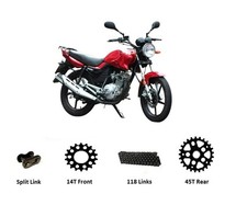 Heavy Duty Chain & Sprockets Set GOLD for Lexmoto ZSF 125 TD125-10C 154FM