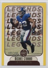 2021 Panini Legacy Legends Yellow 105/150 Michael Strahan #139 HOF 1a69