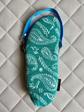 Doctor Betta Feeding Bottle Case Holder Paisley Green Made in Japan Insulated