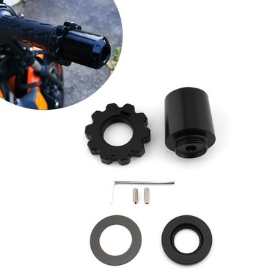Throttle Lock Cruise Control Clamp End Bar für Kawasaki Vulcan NINJA Schwarz