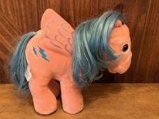 Vintage My Little Pony Firefly Pegasus Plush Doll MLP Hasbro Softies 1983