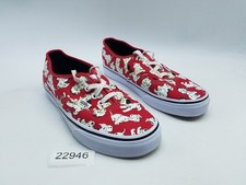 Zapatos de skate Vans Authentic X Disney 101 Dálmatas para mujer talla 7,5 rojo blanco