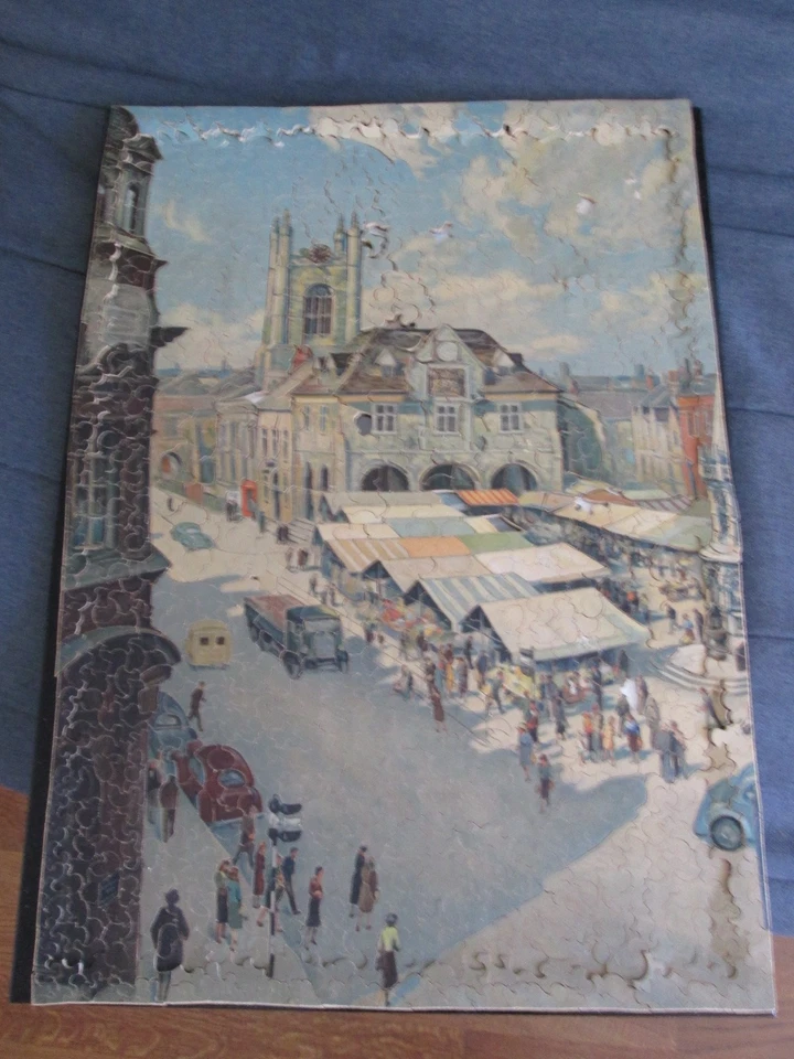 PUZZLE BOIS VINTAGE VERA 1700 PIECES VUE DE PETERBOROUGH RARE ! - Immagine 4 di 4