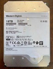 WD Ultrastar DC HC550 18TB Enterprise SATA HDD ((WUH721818ALE6L4)