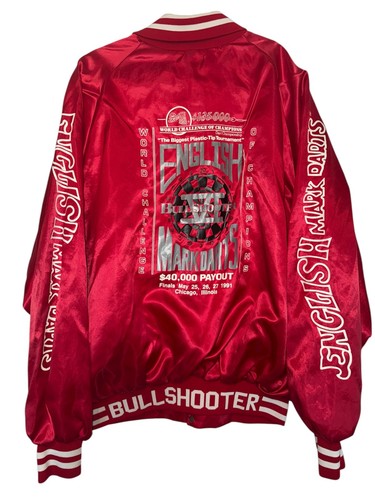 Vintage Darts Jacket English Mark Darts Bomber Darts Championship Chicago 1990s