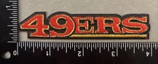 SAN FRANCISCO 49ERS FOOTBALL IRON ON EMBROIDERED PATCH