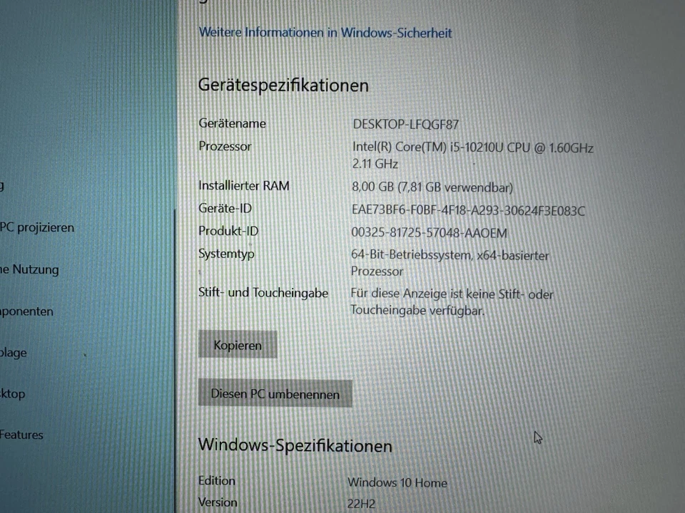 Samsung Galaxy Book Ion – 15,6” QLED – i5 – 8 GB RAM – 256 GB SSD – Top Zustand! - Bild 4 von 4