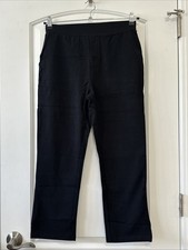 Susan Graver Weekend Regular Premium Stretch Crop Pant Black S A471736