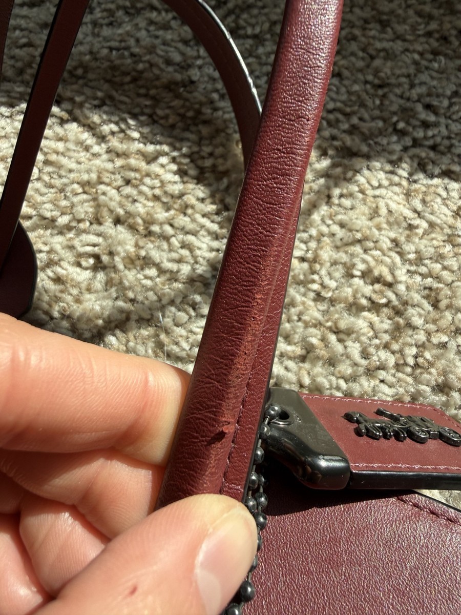 Coach 1941 Cooper Carryall in Bordeaux Glovetanned Leather Red