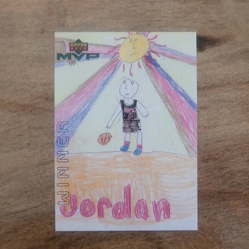 Michael Jordan #W1 1999 Upper Deck MVP Draw Your Own Card card