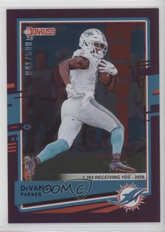 2020 Panini Donruss Season Stat Line 41/500 Devante Parker #151 fm0