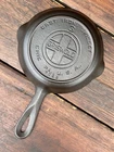 Griswold Cast Iron #3 Large Block Logo Skillet w/ Heat Ring