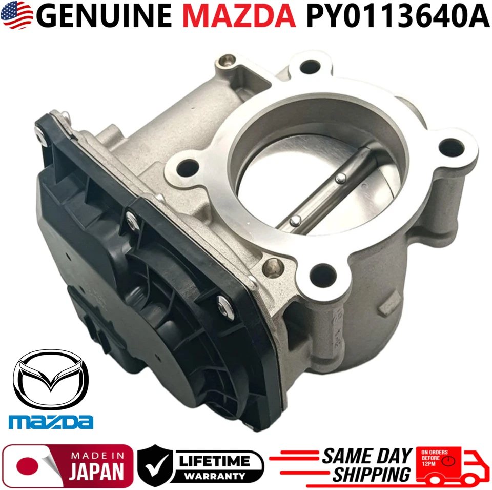 OEM GENUINE MAZDA Throttle Body For 2014-2018 Mazda 3 6 CX-5 2.5L I4, PY0113640A - Image 3 of 4