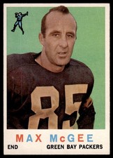 1959 Topps NM-MT Max McGee Rookie #4