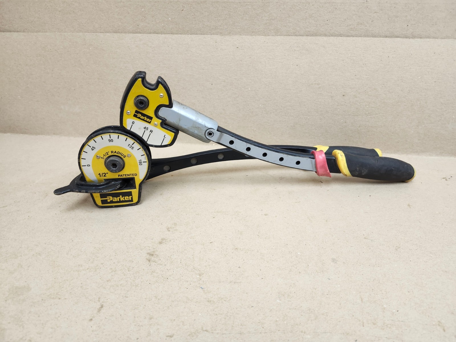 Parker PTB Series Heavy-Duty Tube Bender, 1/2" Tube OD, 1-1/2" Radius