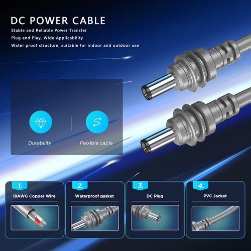 Rechteckiges Satelliten-Gleichstromkabel 18 AWG Rechteckiges❀ - Afbeelding 22 van 24