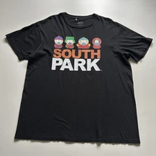 2022 South Park Pandemic Special Covid Graphic T Shirt Men's XL Black Rare