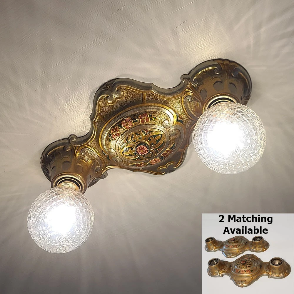 1930s Decade Antique Chandeliers, Sconces & Lighting Fixtures for
