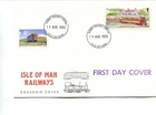Isle of Man 1993 Railway Letter Stamp FDC, cancelled Summit Station