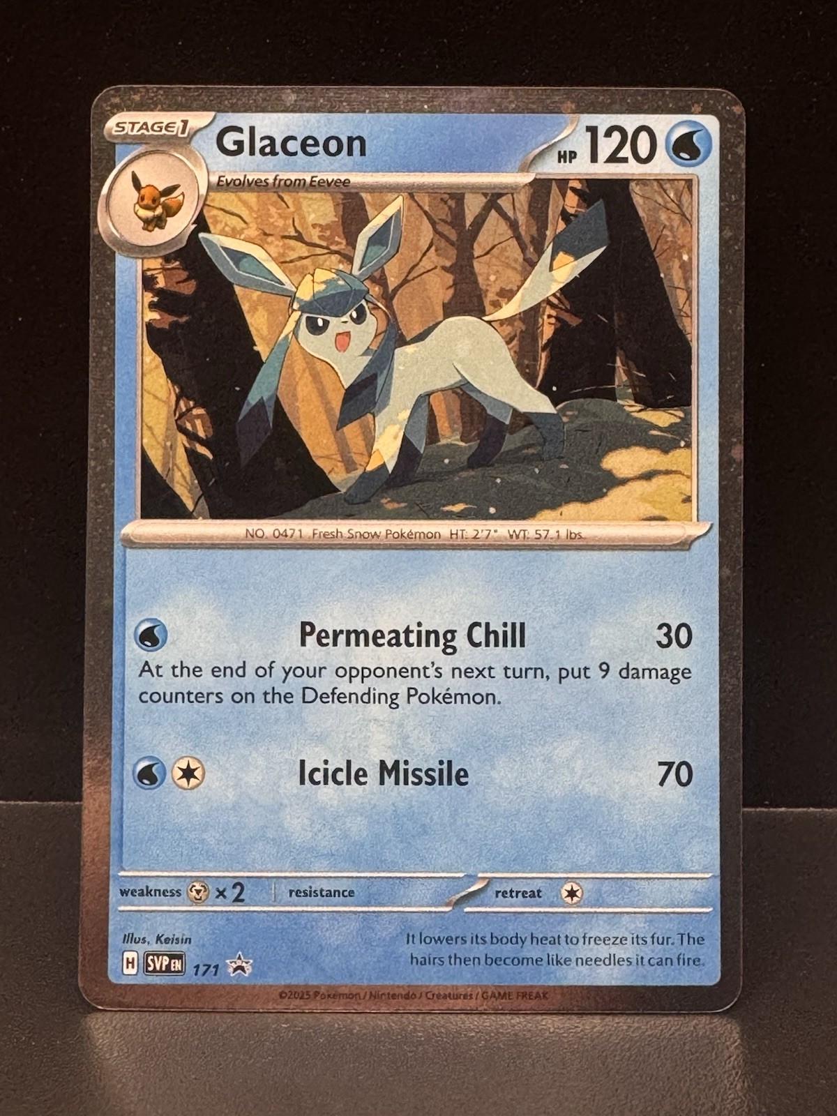 Pokémon TCG Glaceon - 171 (Cosmos Holo) - Scarlet & Violet Promo Cards (SVP)