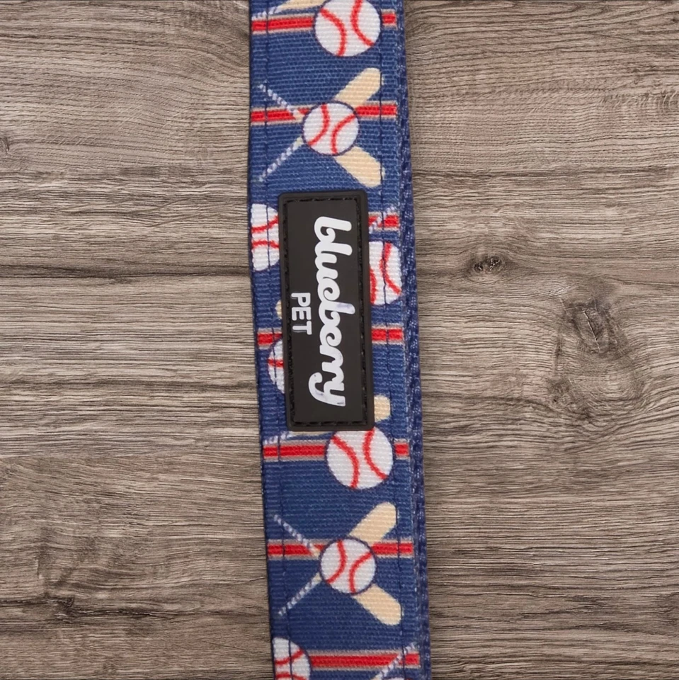 Blueberry Pet Sports Fan Béisbol Lona Ajustable Collar para Perro Nuevo con Etiquetas-Lg.17-20.5 pulgadas Foto 3 de 4