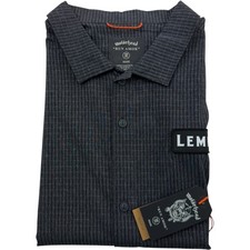 Roark x Motorhead Run Amok Black Nylon Polyester Bless Up Trail Shirt Medium NWT