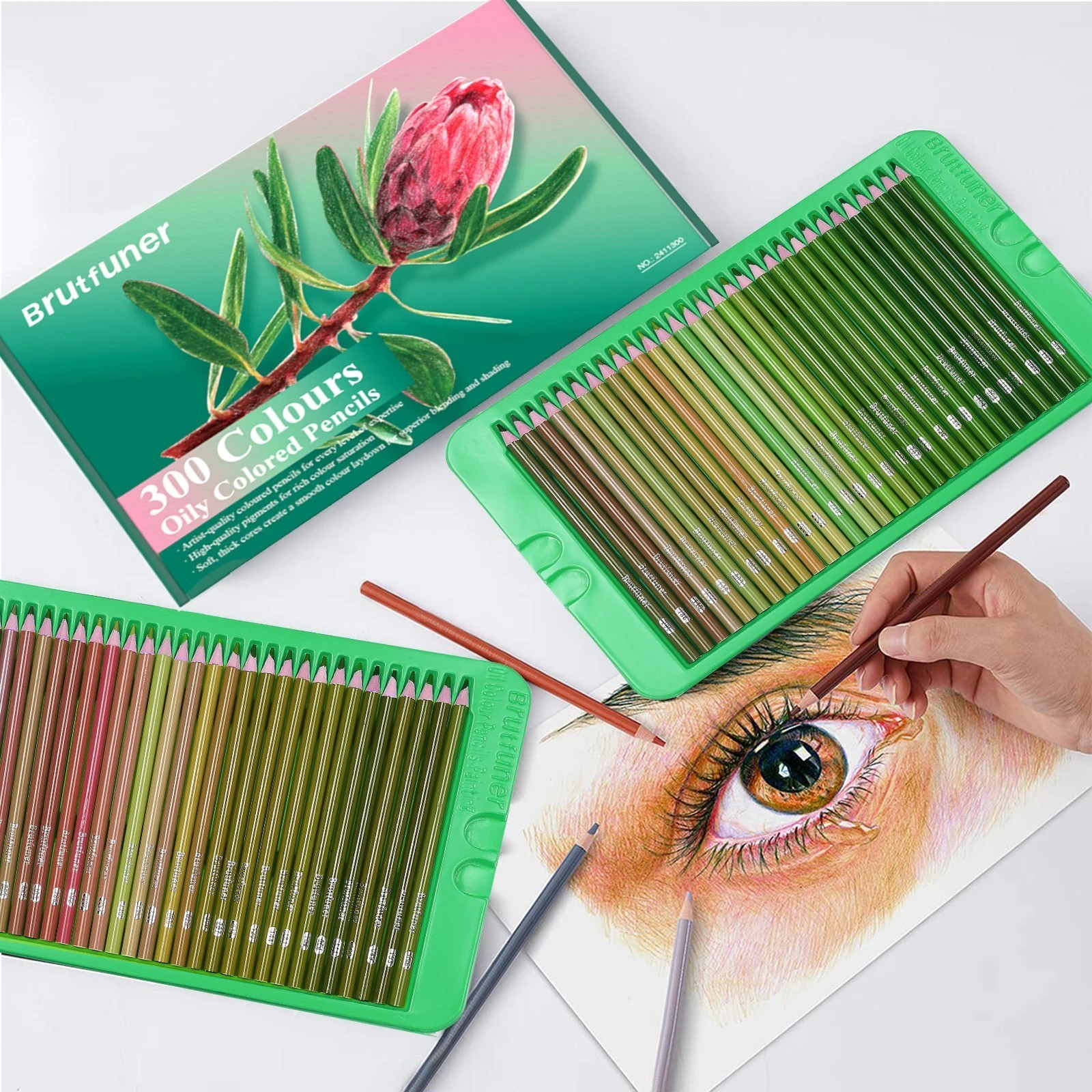 300 Colouring Pencils Professional Artist Colour Premium quality Quality